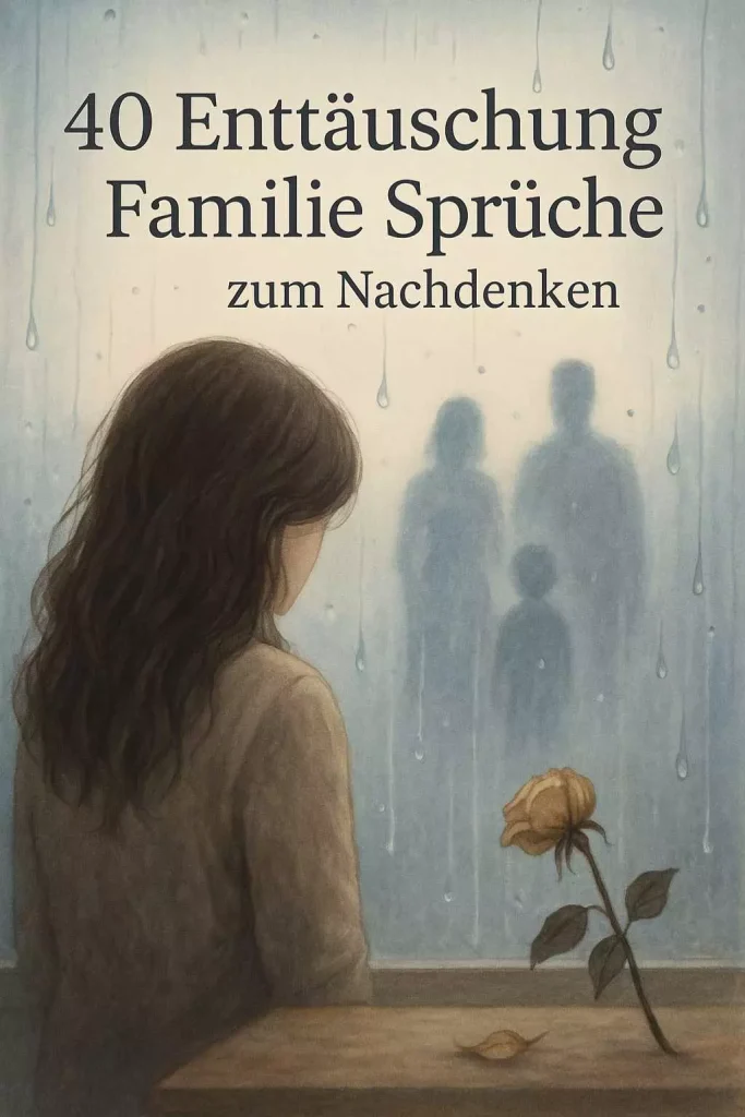 Enttäuschung Familie Sprüche zum Nachdenken