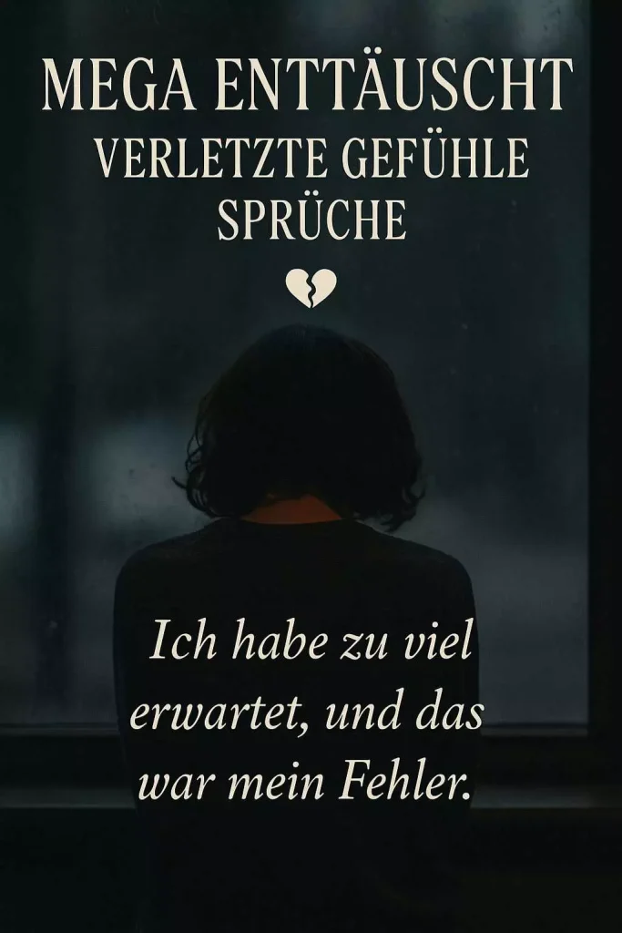 Mega Enttäuscht Verletzte Gefühle Sprüche