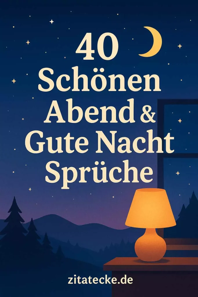 Schönen Abend und Gute Nacht Sprüche