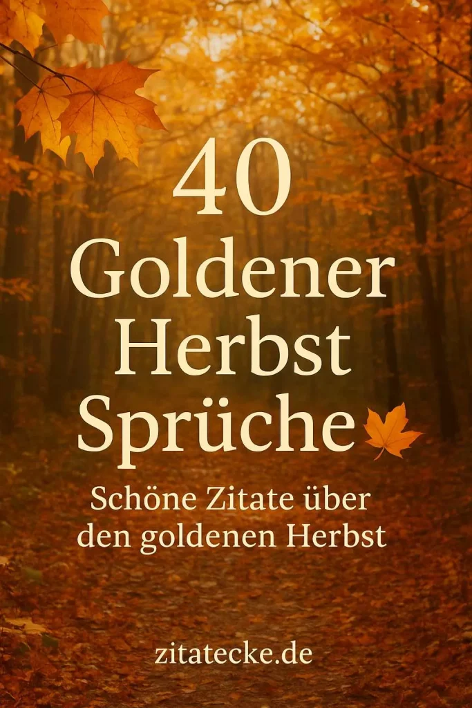 oldener Herbst Sprüche